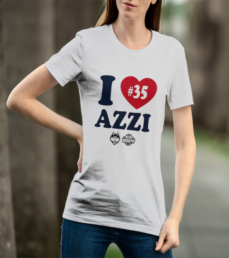 Dallas Wings Basketball I Love Azzi Fudd Number 35 T-Shirt