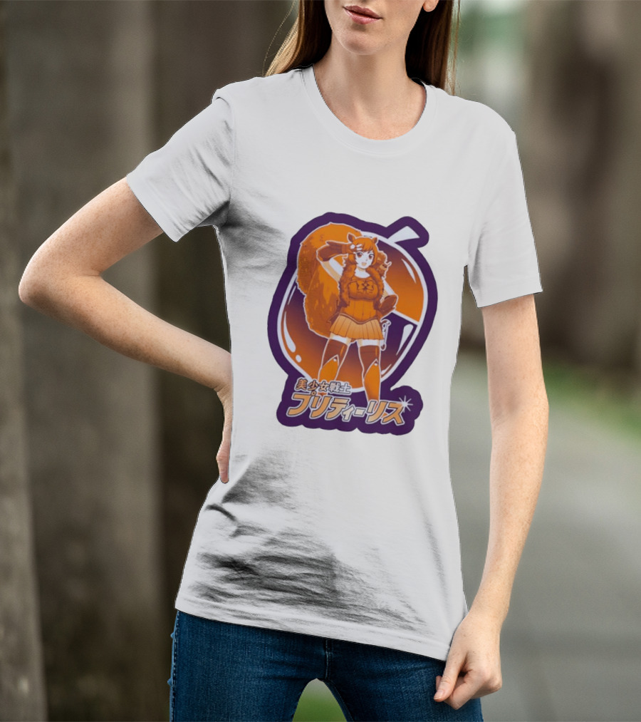 Pretty Squirrel Sailor Anime Girl Risu Manga Warrior T-Shirt