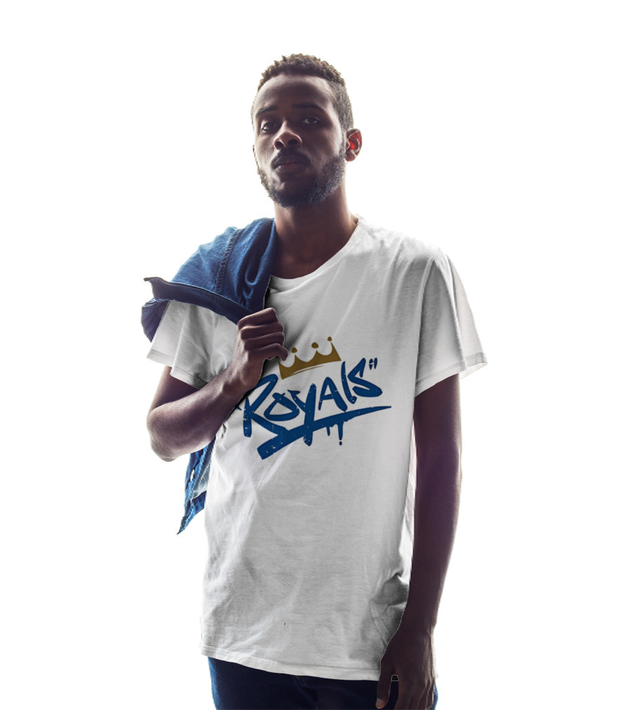 Royals Graffiti Style Crown T-Shirt