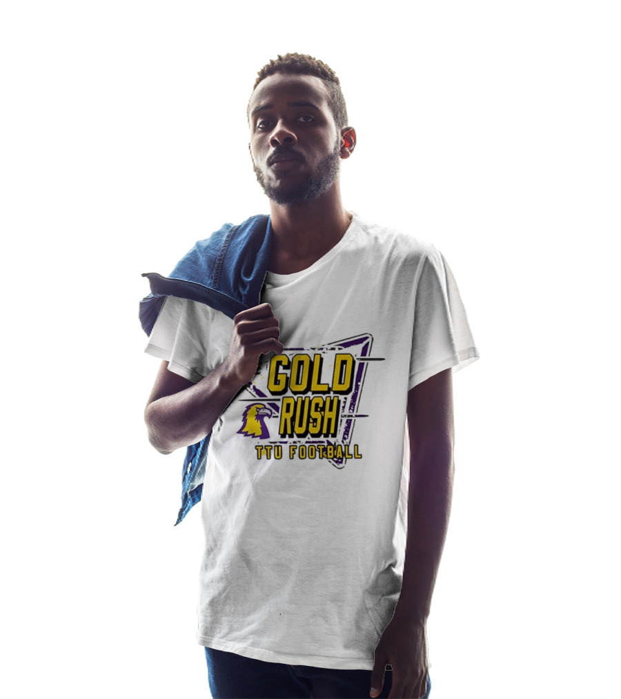 Gold Rush TTU Football Tennessee Tech Golden Eagles T-Shirt