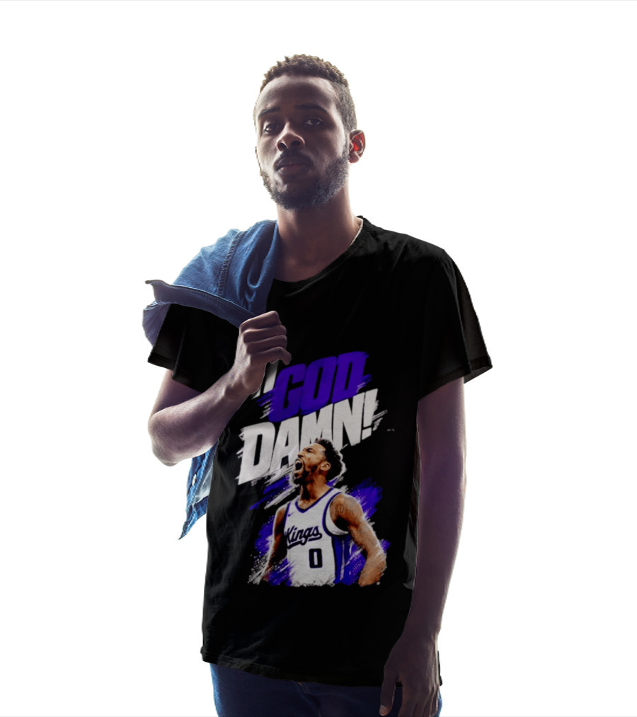 Malik Monk Oh God Damn Sacramento Kings 0 Jersey Celebration T-Shirt