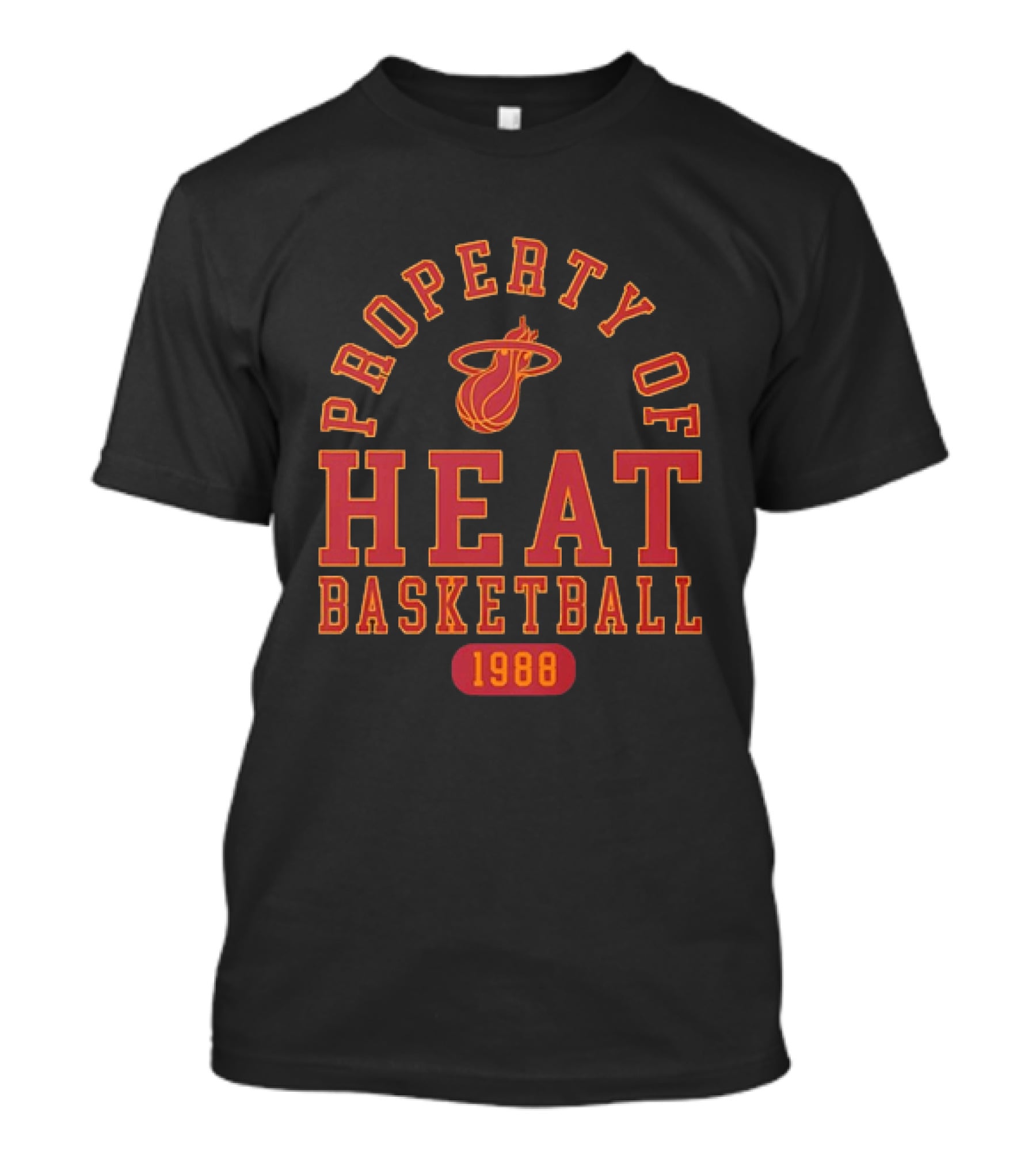 Property Of Miami Heat Basketball 1988 Heat T-Shirt