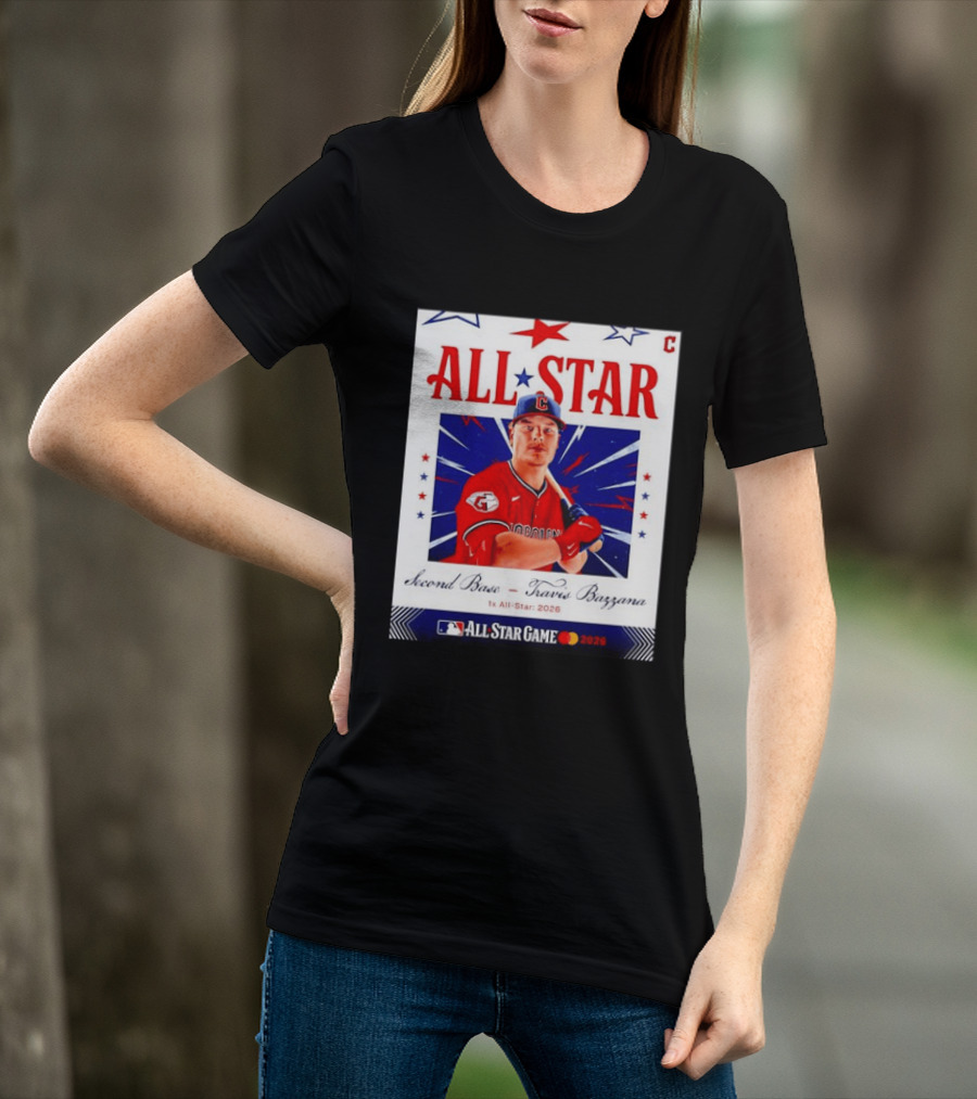 Travis Bazzana 2026 MLB All Star Game Second Base Player Card T-Shirt