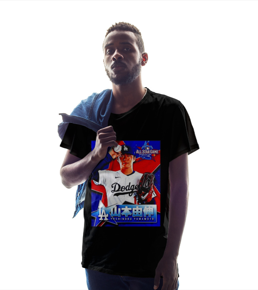 Los Angeles Dodgers Yoshinobu Yamamoto 2026 All Star Game Baseball T-Shirt