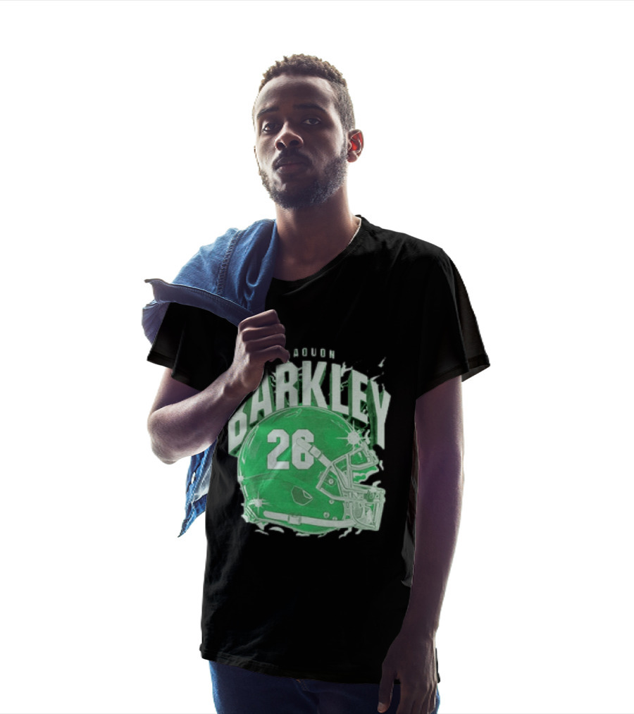 Saquon Barkley 26 Football Helmet T-Shirt