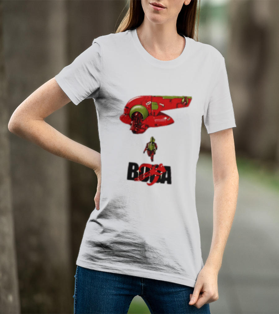 Bobakira Star Wars Boba Fett Mashup Slave I Spaceship And Armor T-Shirt
