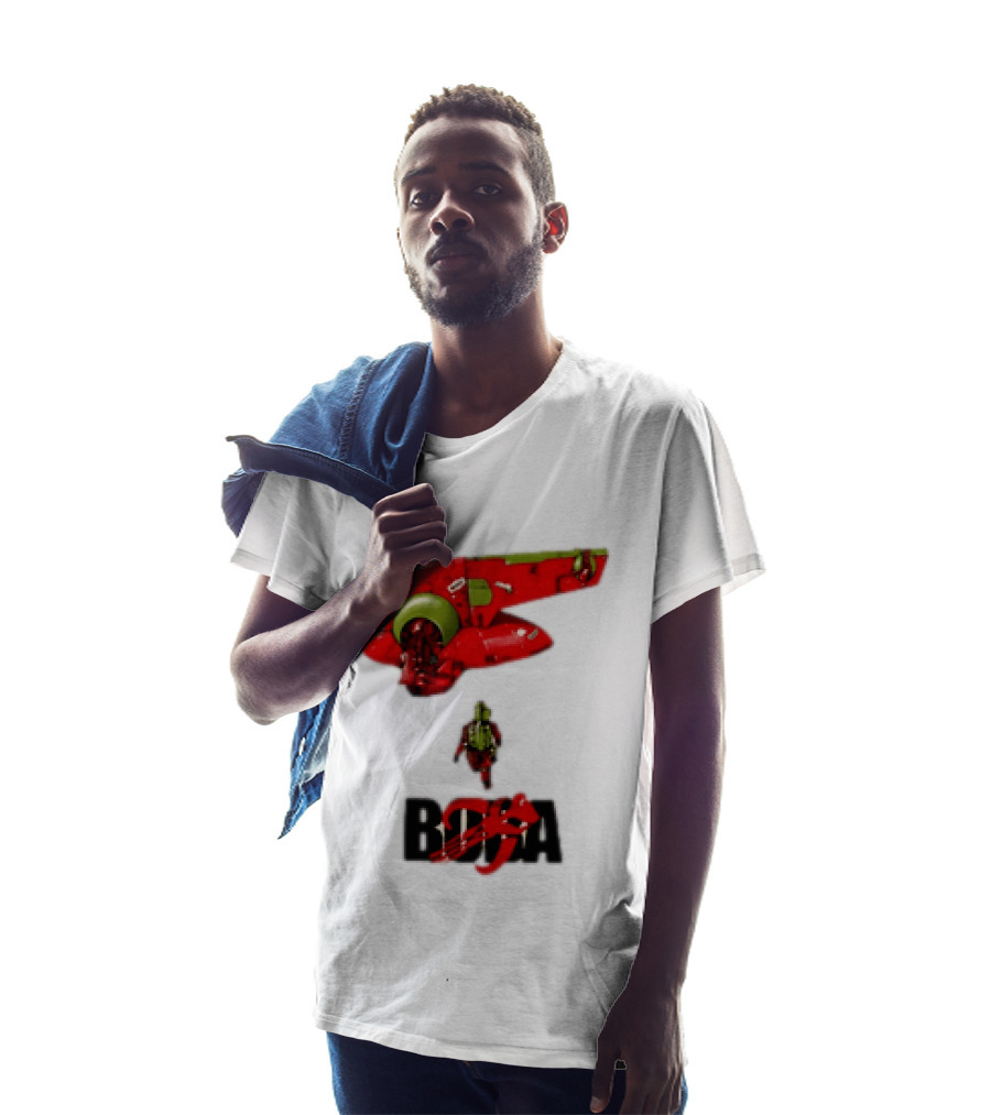 Bobakira Star Wars Boba Fett Mashup Slave I Spaceship And Armor T-Shirt