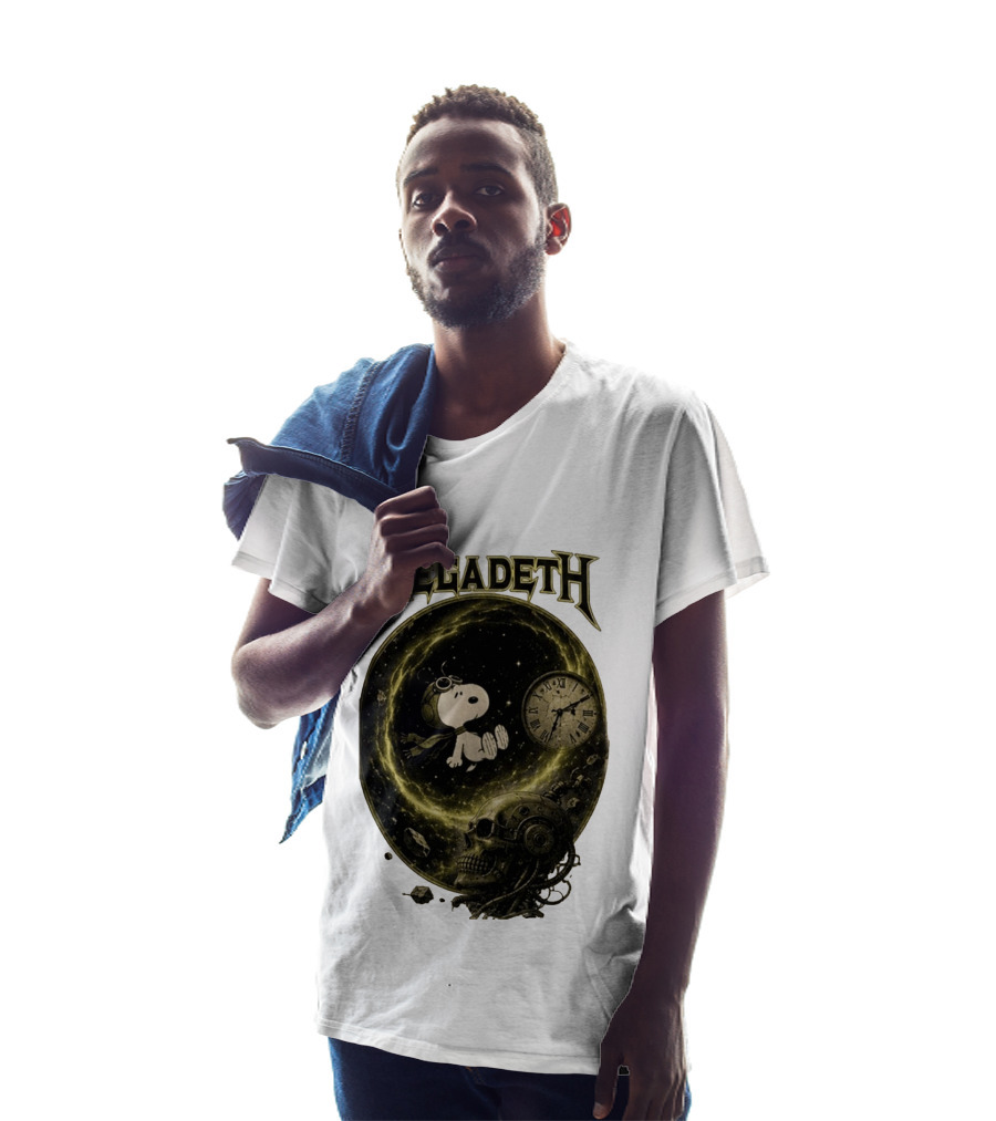 Snoopy Megadeth Countdown To Extinction Music Collaboration T-Shirt