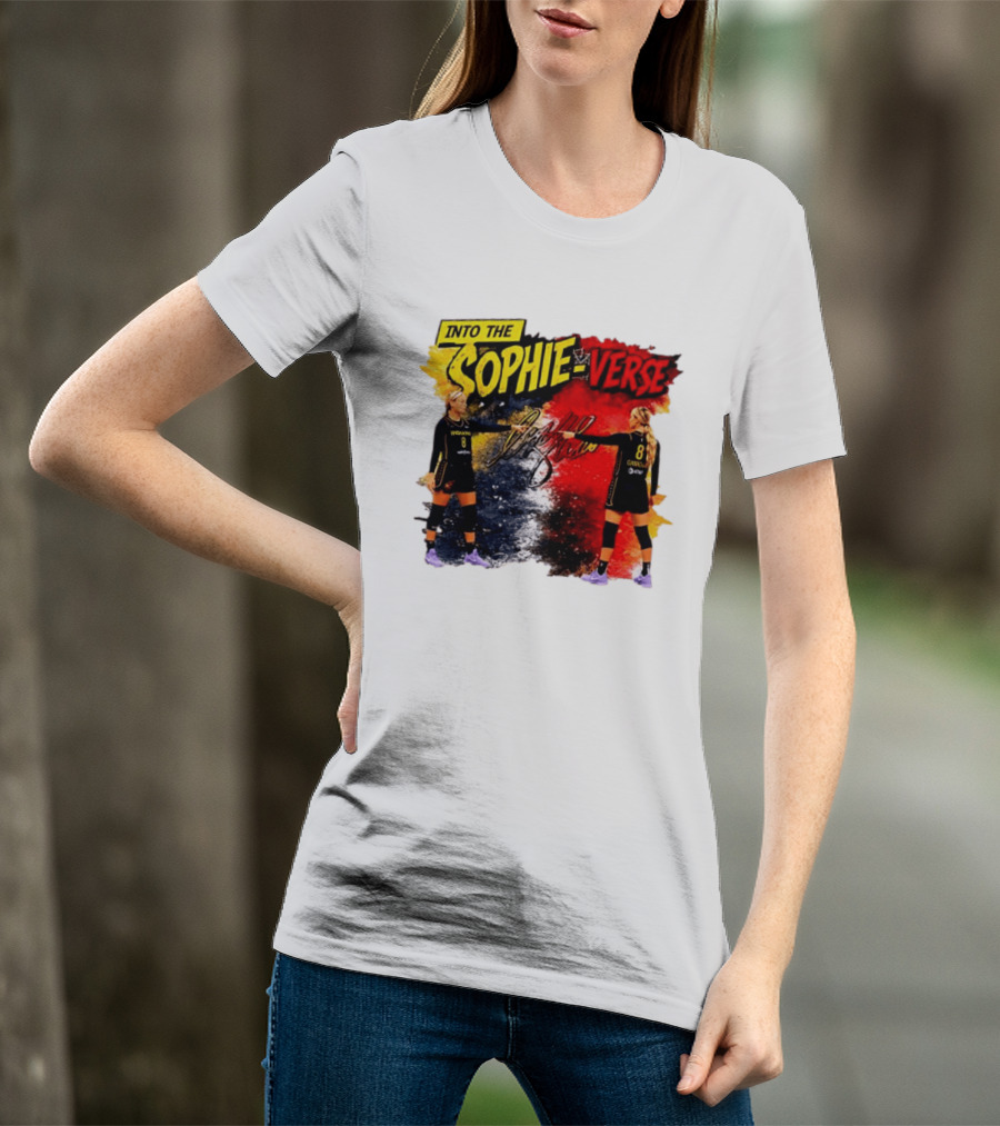Into The Sophie Verse Sophie Cunningham Indiana Fever WNBA T-Shirt