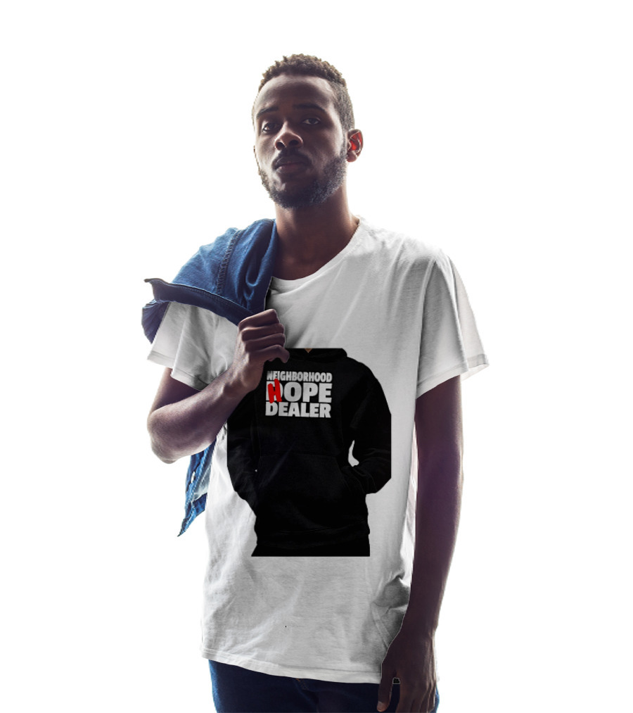 Neighborhood Hope Dealer Bold Red And White T-Shirt