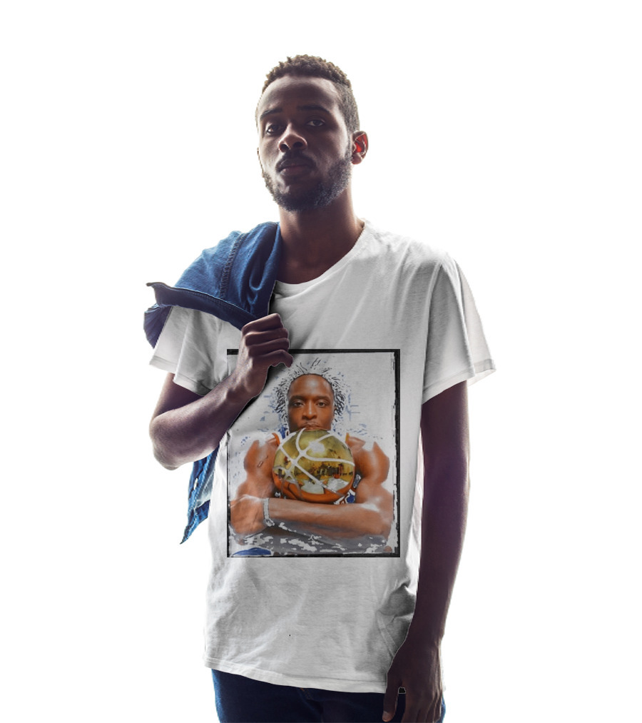 OG Anunoby Basketball Reflection Artistic Slam Magazine Photoshoot T-Shirt