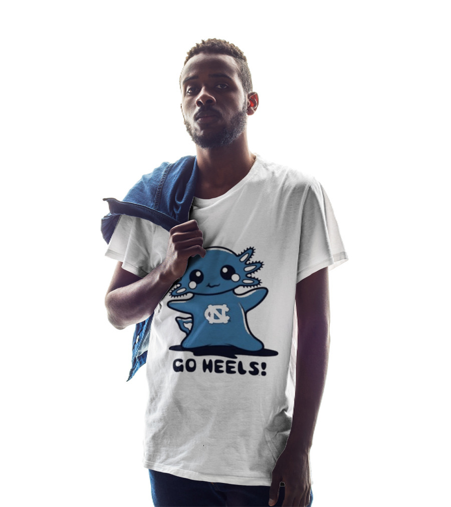 UNC Axolotl Go Heels Cute College Sports T-Shirt