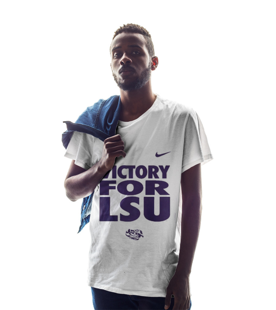 Victory For LSU Nike Tigers T-Shirt