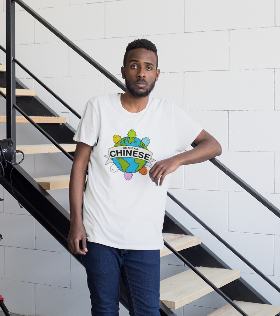 We Are All Chinese Frog Earth Globe Diversity T-Shirt