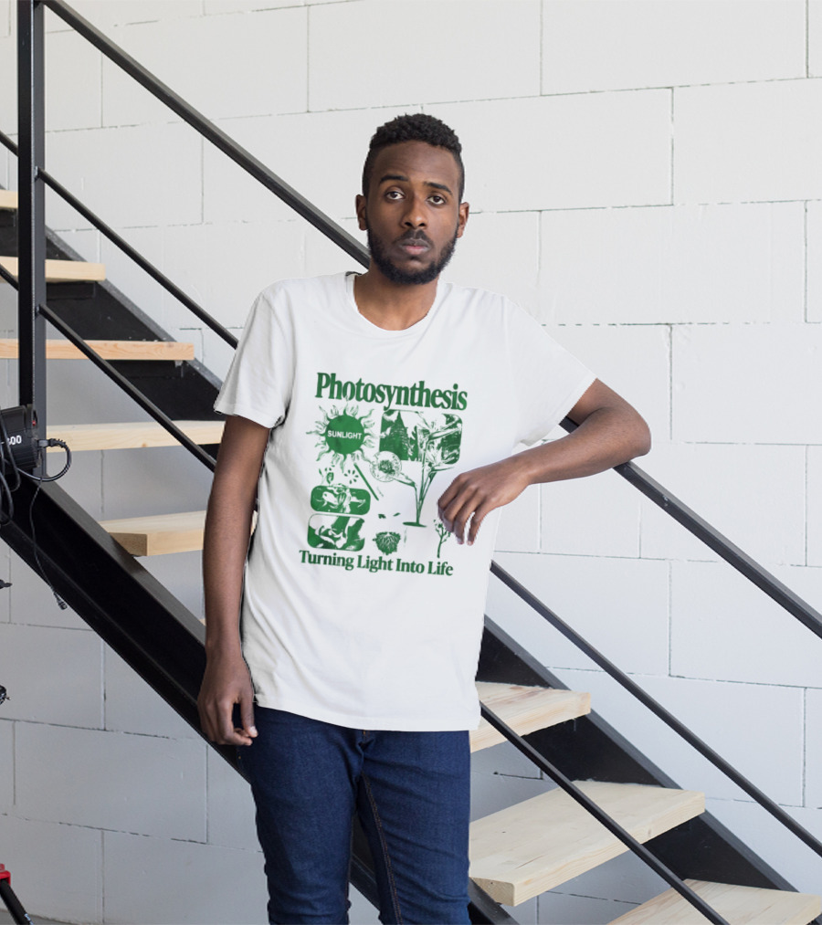 Photosynthesis Turning Light Into Life Science Botanical Diagrams T-Shirt