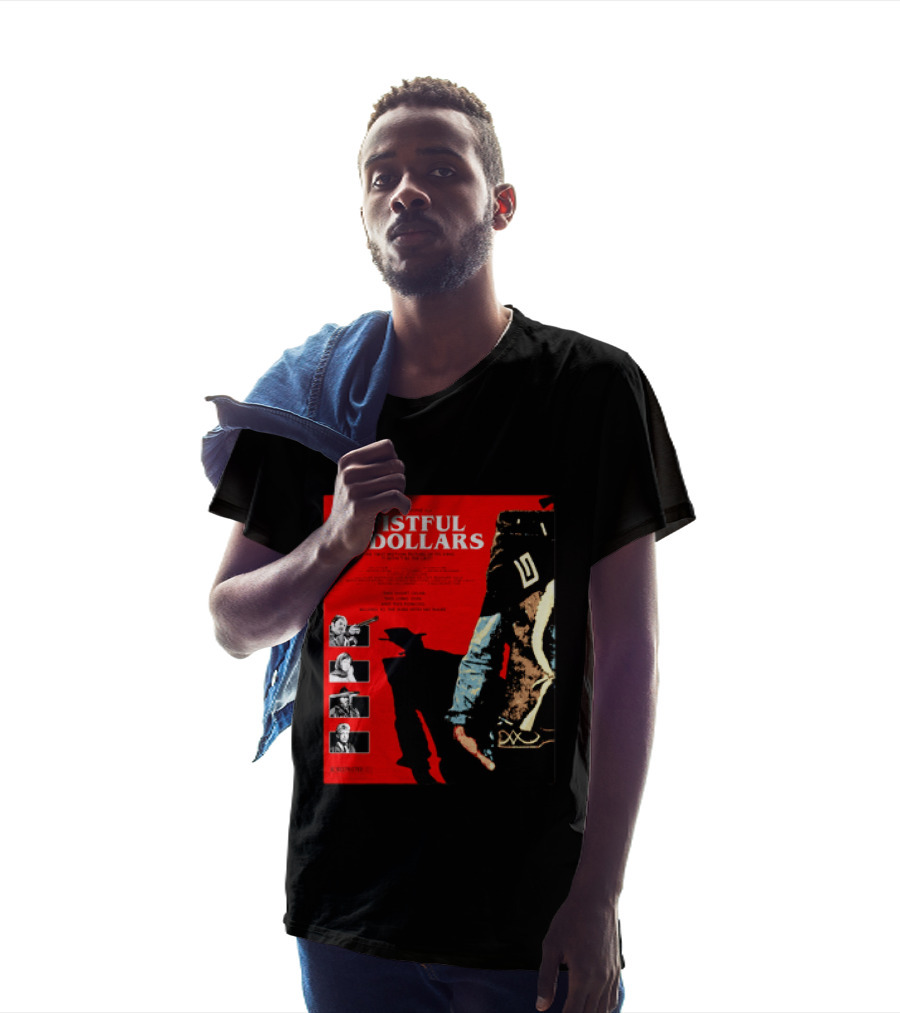 A Fistful Of Dollars Clint Eastwood Sergio Leone Movie Restricted 18 Certificate T-Shirt
