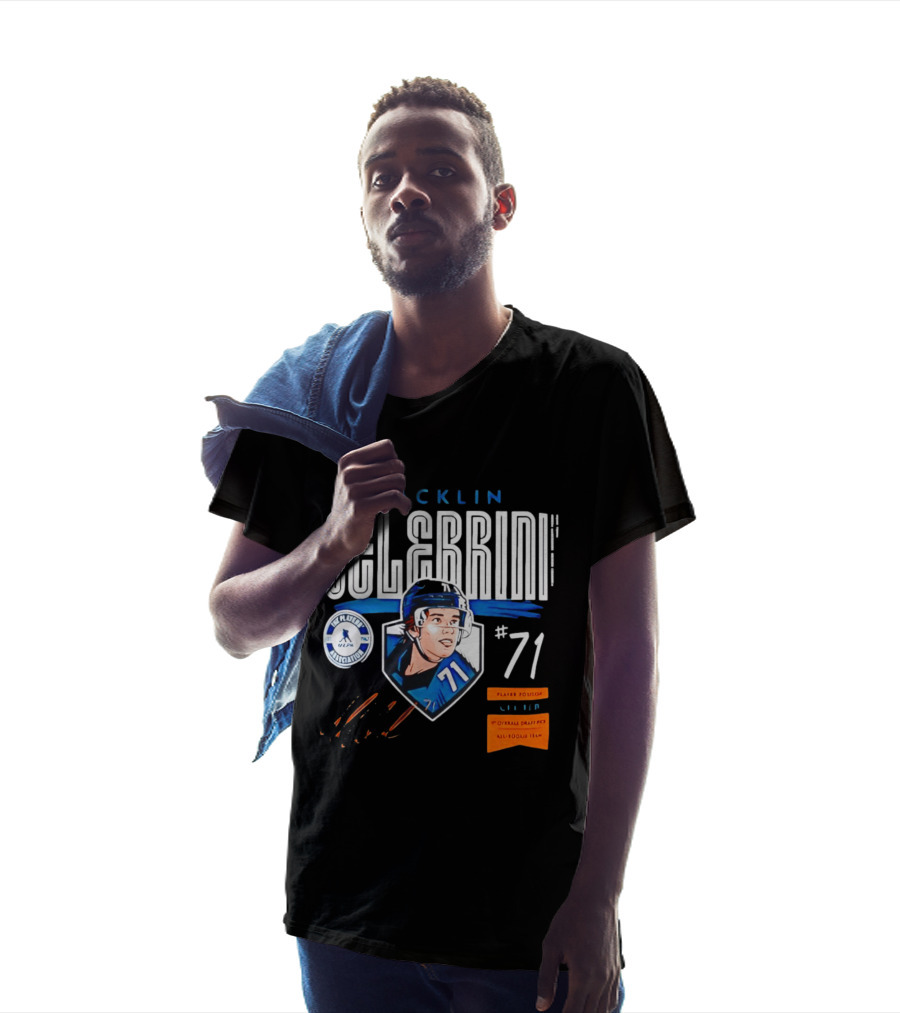 Macklin Celebrini NHLPA All Rookie Team 1st Overall Draft Pick #71 Center T-Shirt