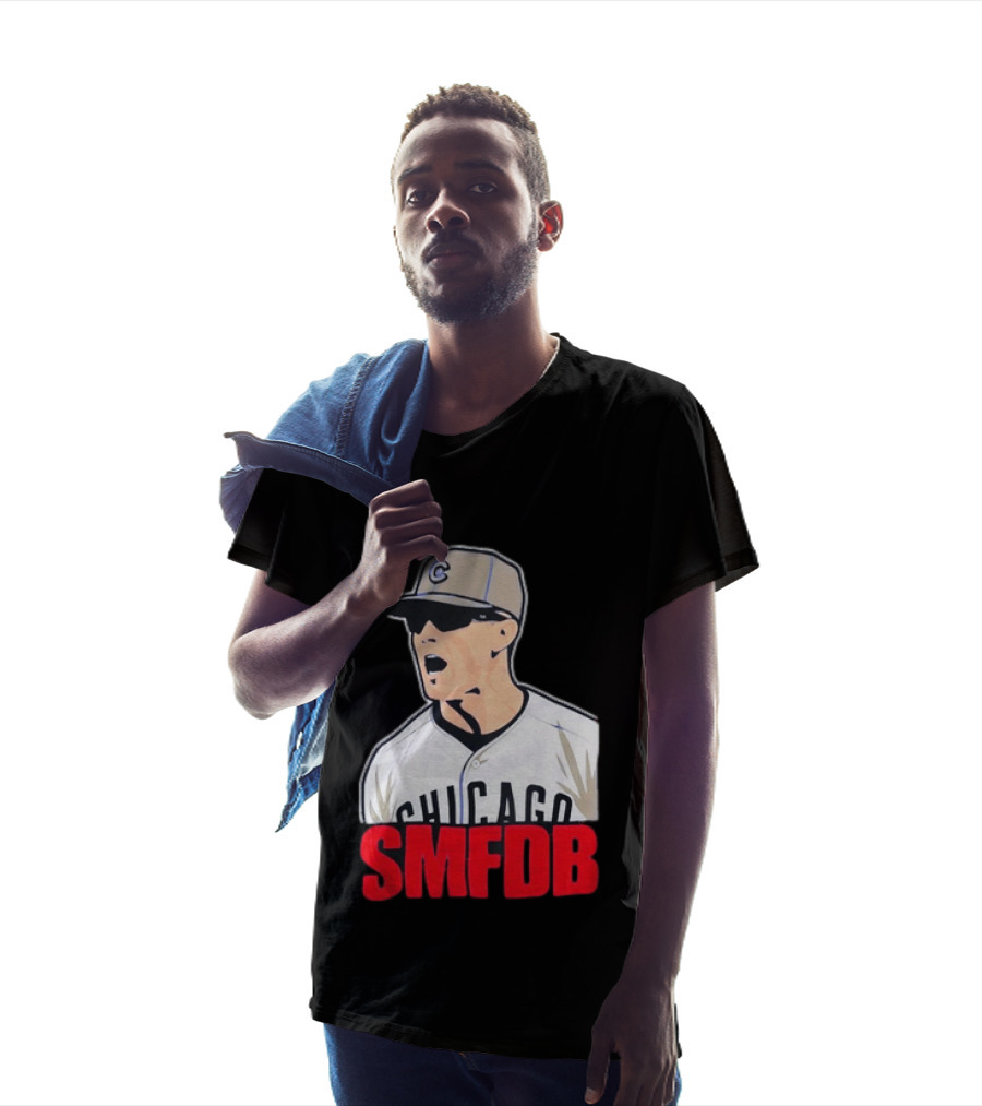 Chicago Cubs SMFDB Manager Yelling Iconic Baseball Team Fan T-Shirt