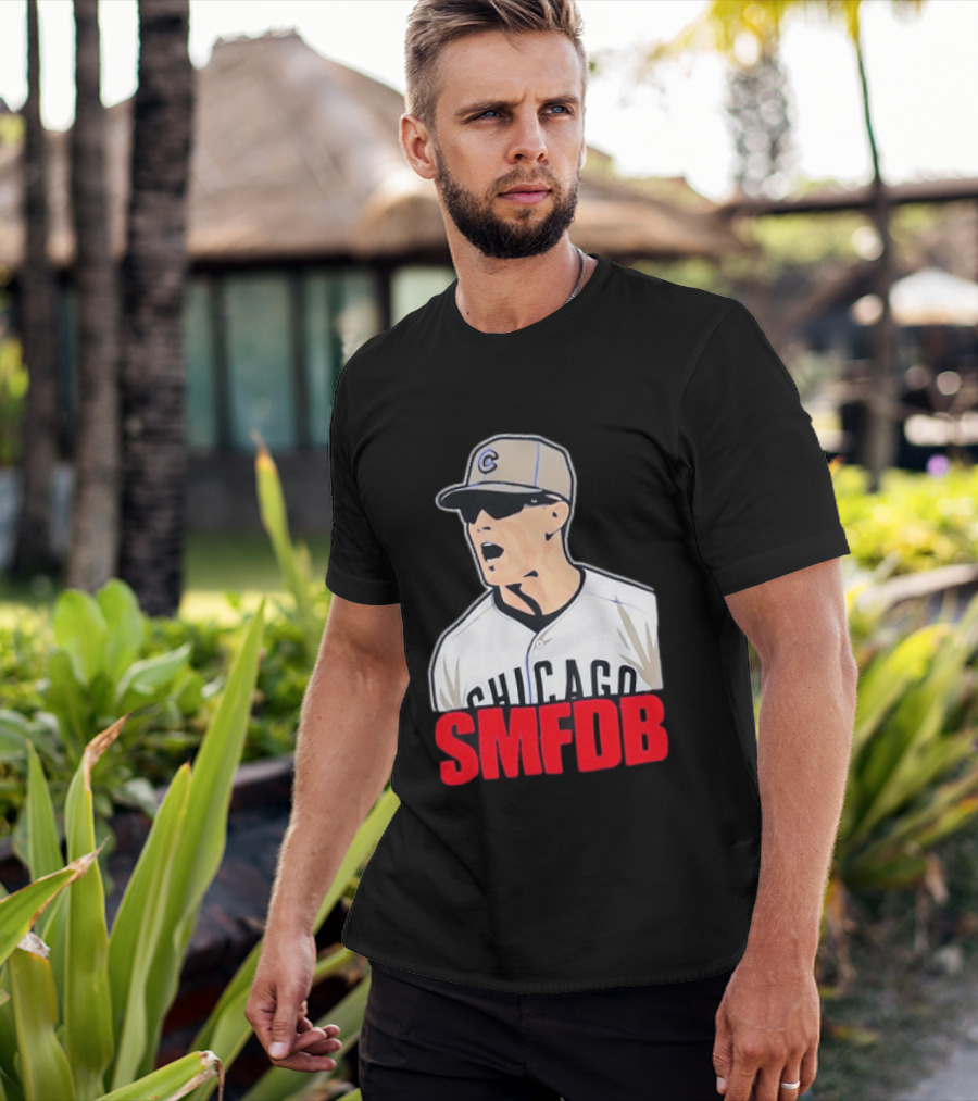 Chicago Cubs SMFDB Manager Yelling Iconic Baseball Team Fan T-Shirt