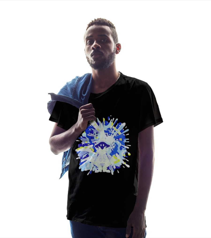 Vivi Ornitier Final Fantasy Black Mage Magic Stars Explosion T-Shirt
