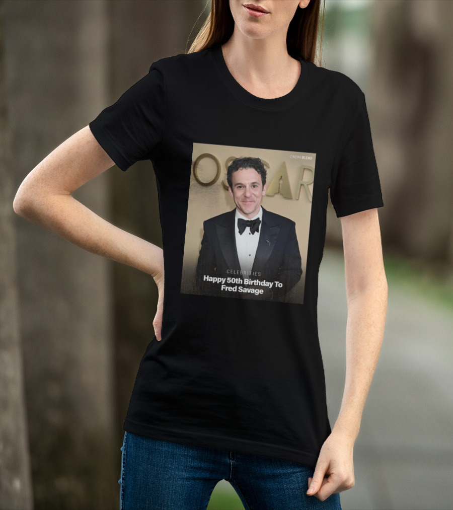 Happy 50th Birthday To Fred Savage CinemaBlend Celebrities T-Shirt