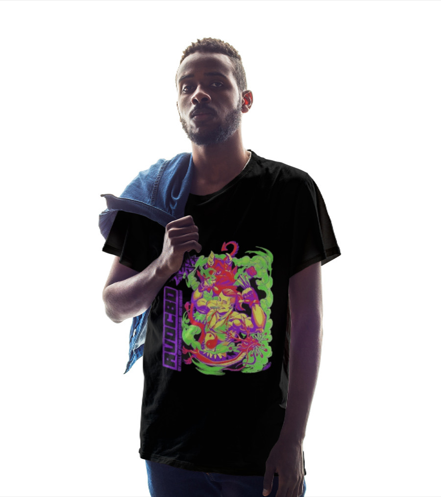 Rob Van Dam 2 Many Blunts RVD CBD Hall Of Fame Wrestler Psychedelic Smoke Dragons T-Shirt