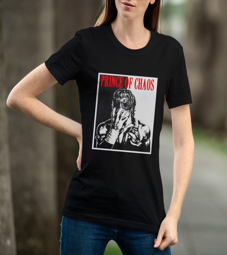 Shado Jr Prince Of Chaos Wrestling Lucha Libre Masked Wrestler T-Shirt