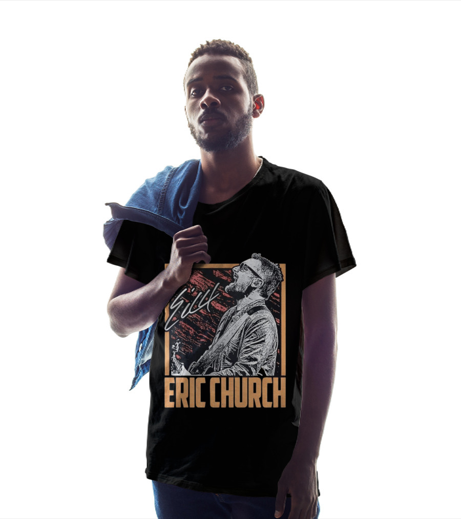 Sick Eric Church Live Singing Performance T-Shirt