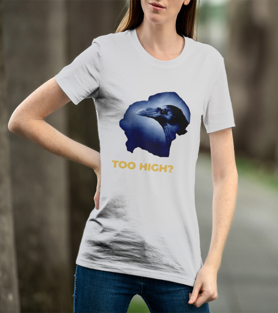 An IQ Too High Raven Sarcasm Meme T-Shirt