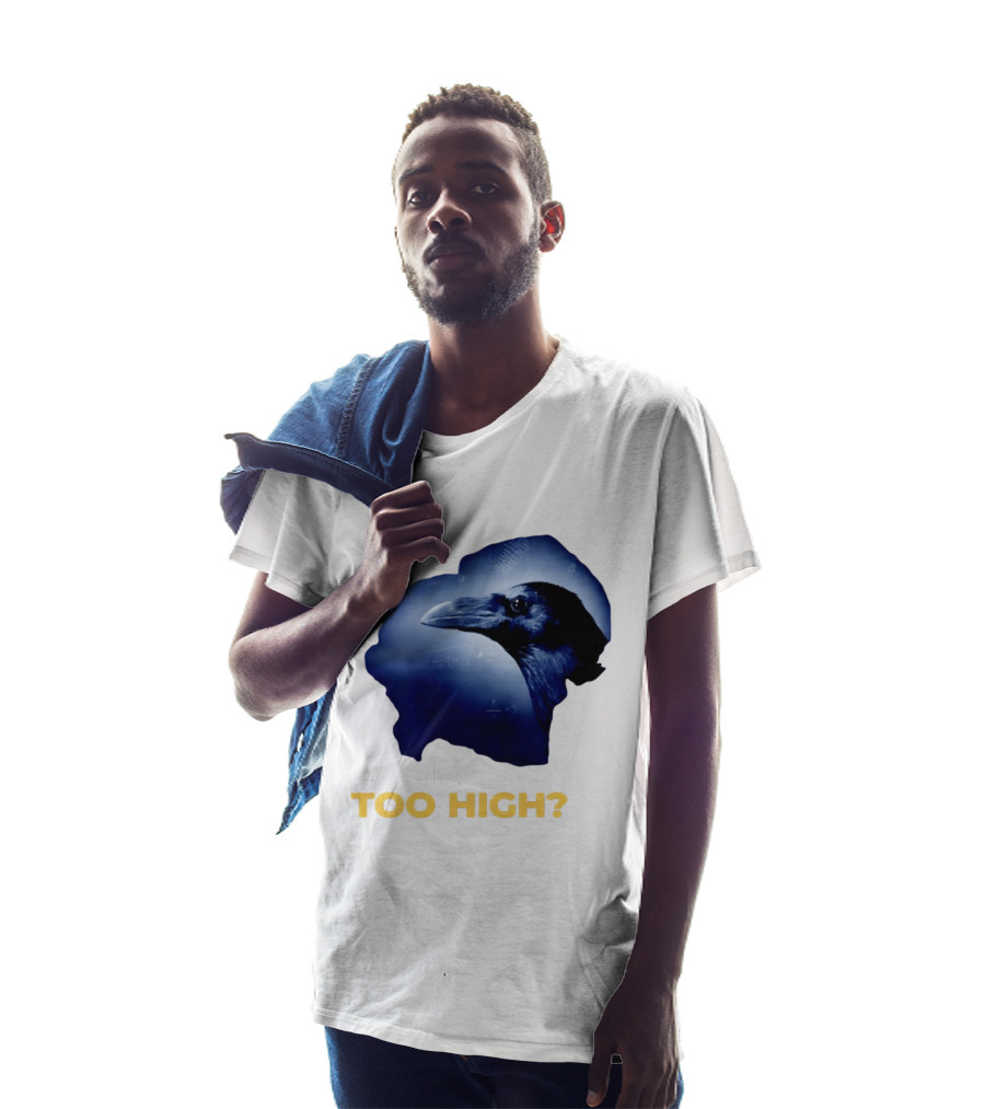 An IQ Too High Raven Sarcasm Meme T-Shirt