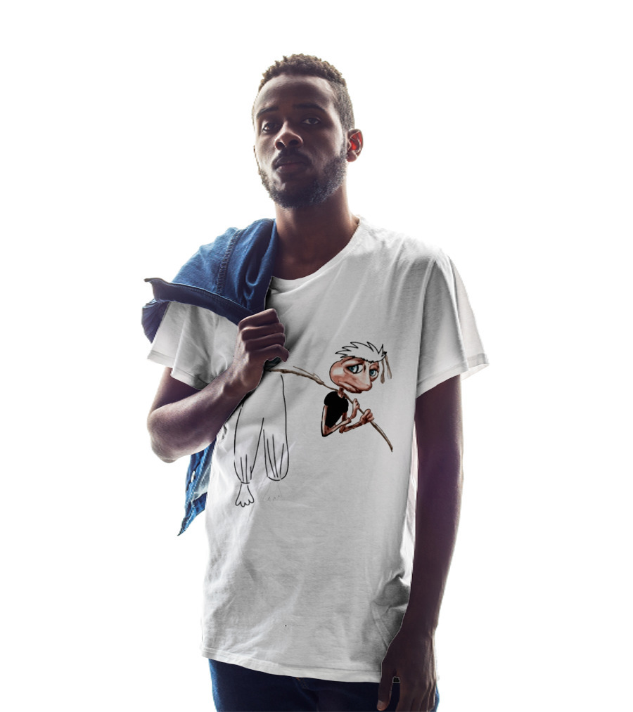 Go Jo Joe Biden Hobo Cartoon Character With Bindle And Pants T-Shirt
