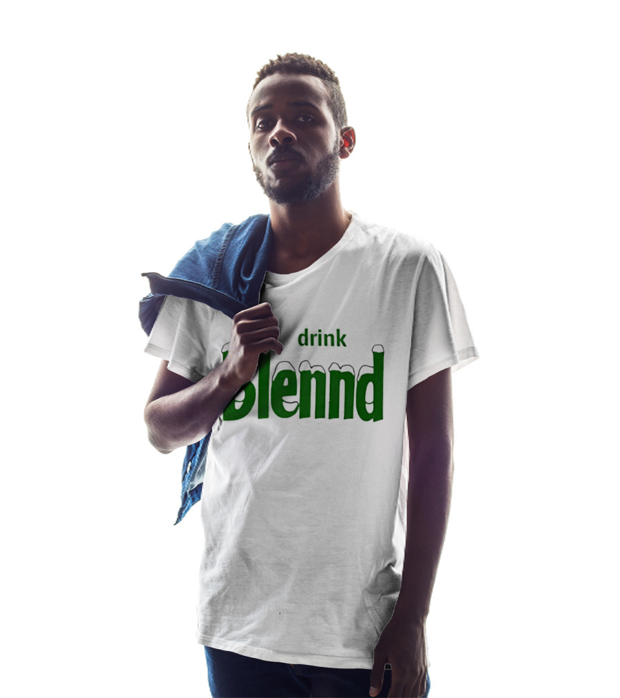 Refresh Your Routine Drink Blennd Green T-Shirt