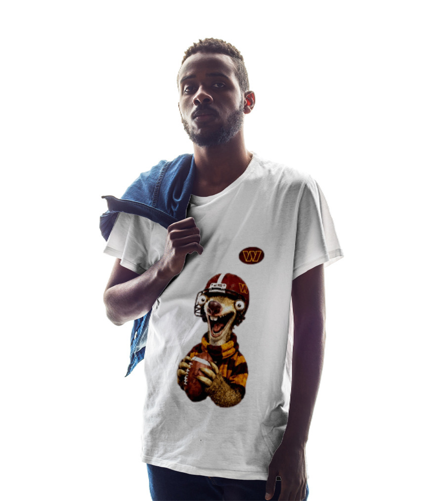 Sid The Sloth Washington Commanders Football Helmet Nike T-Shirt