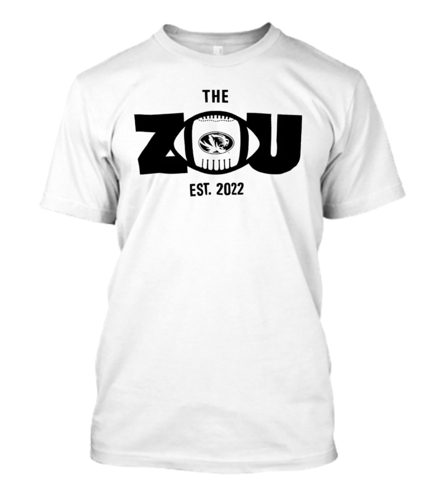 Missouri Tigers The Zou Football Est 2022 T-Shirt
