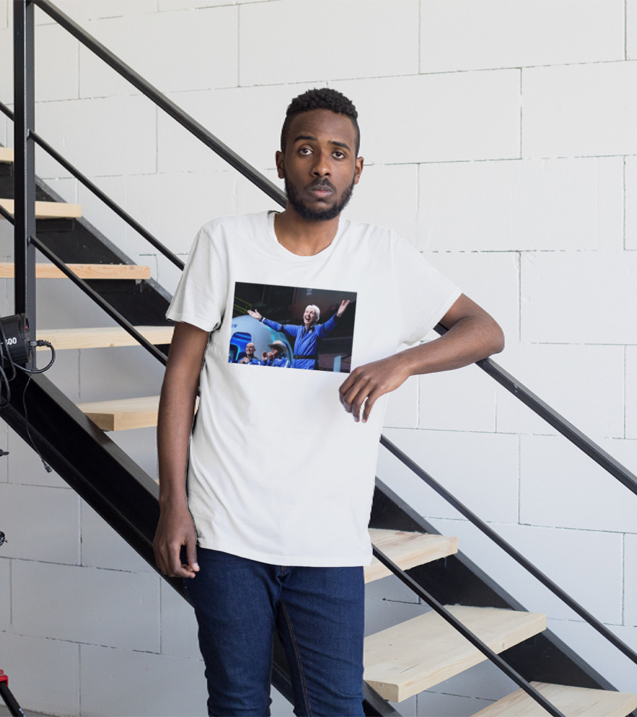 Wally Funk Age Record Space Travel Blue Origin Crew Celebration T-Shirt