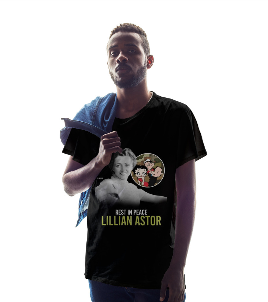 Rest In Peace Lillian Astor Betty Boop Popeye T-Shirt