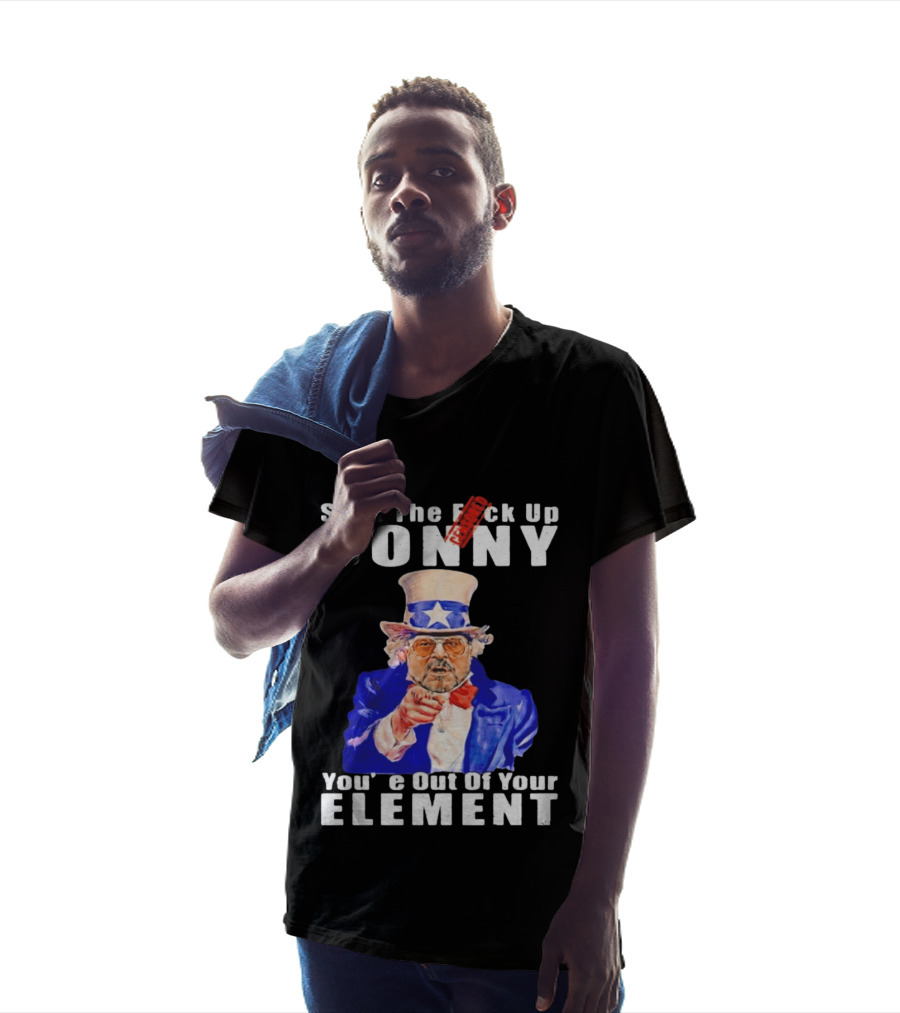 Shut The F Ck Up Donny You're Out Of Your Element Walter Sobchak Uncle Sam T-Shirt