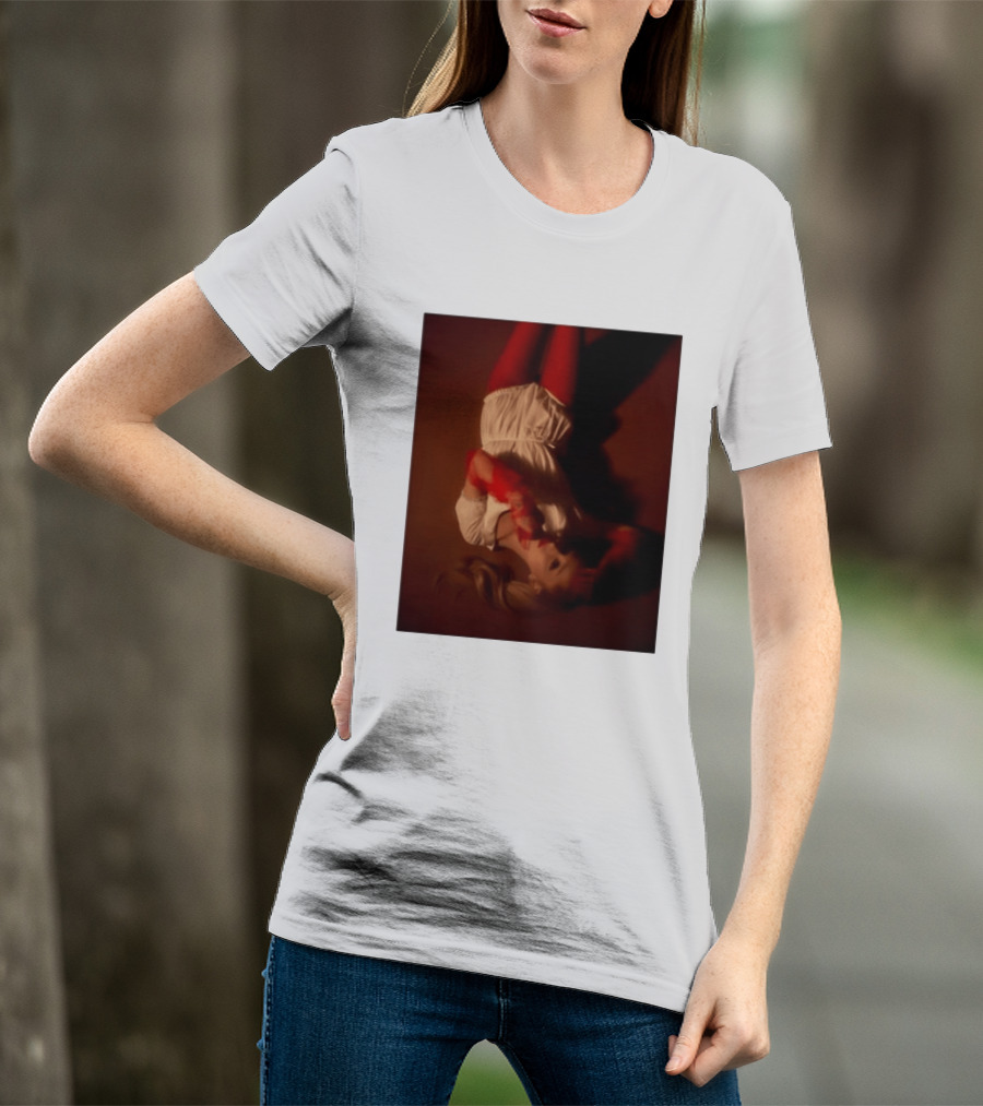 Ariana Grande Red And White Eternal Sunshine Aesthetic T-Shirt