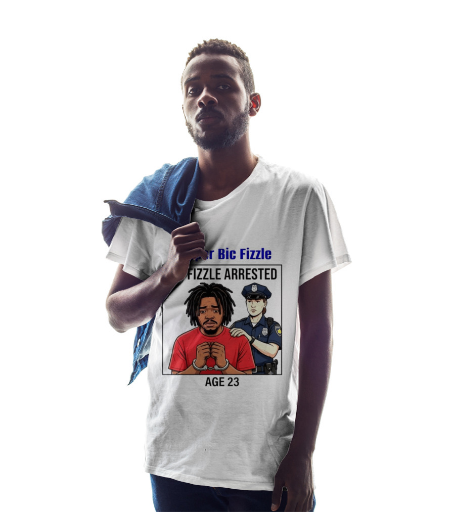 Rapper Bic Fizzle Big Fizzle Arrested Age 23 T-Shirt