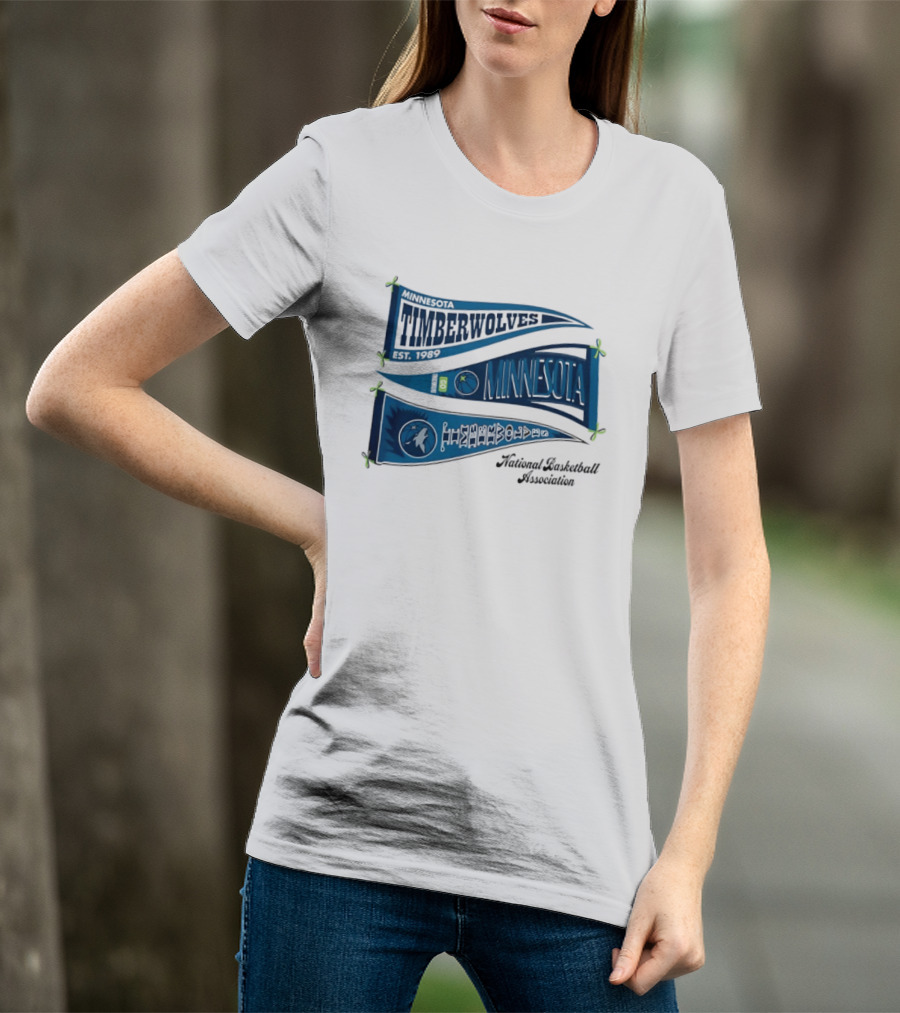Minnesota Timberwolves NBA Pennants T-Shirt