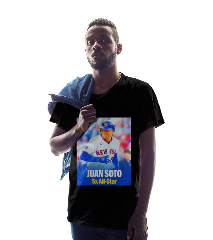 All Star Game 2026 New York Mets Juan Soto 5x All Star T-Shirt