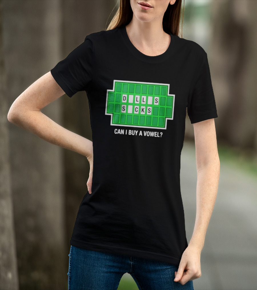 Dalls Scks Can I Buy A Vowel Game Show T-Shirt