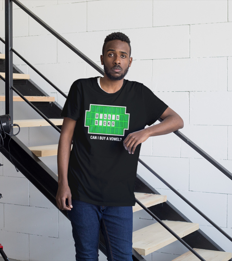 Dalls Scks Can I Buy A Vowel Game Show T-Shirt