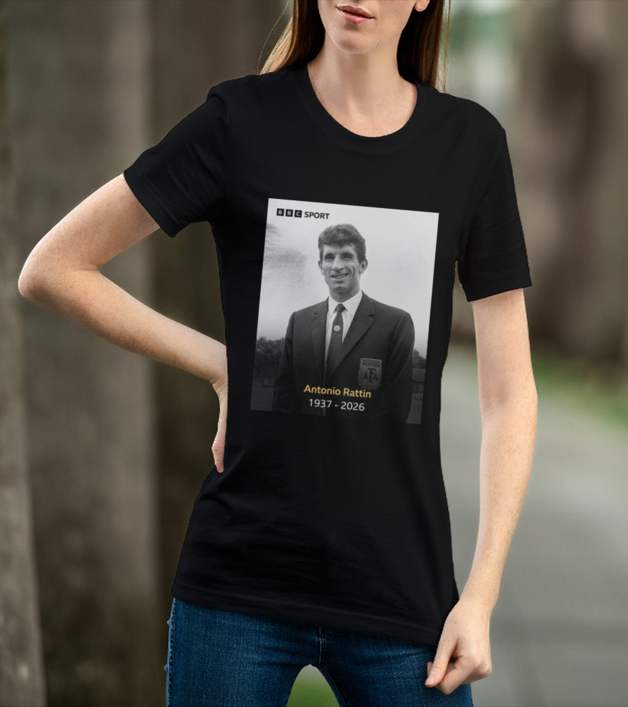 BBC Sport Antonio Rattín 1937 2026 Argentina AFA T-Shirt