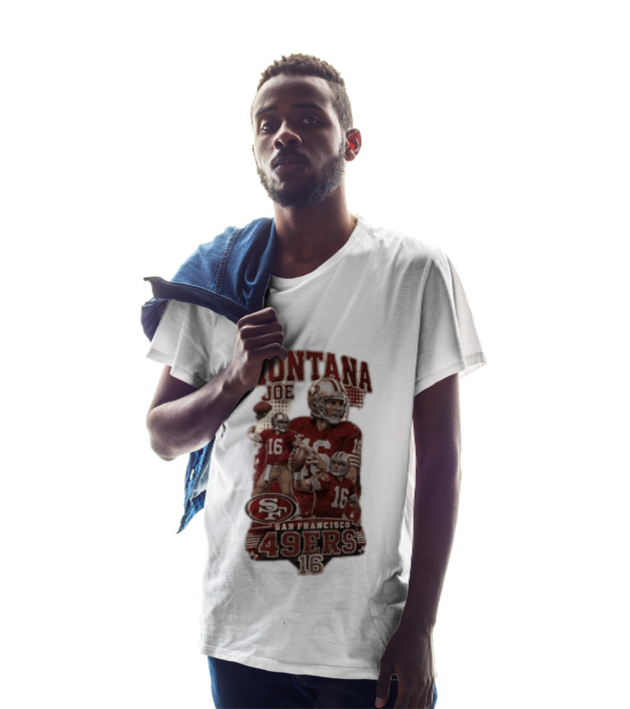 San Francisco 49ers Montana Joe 16 Football Player T-Shirt
