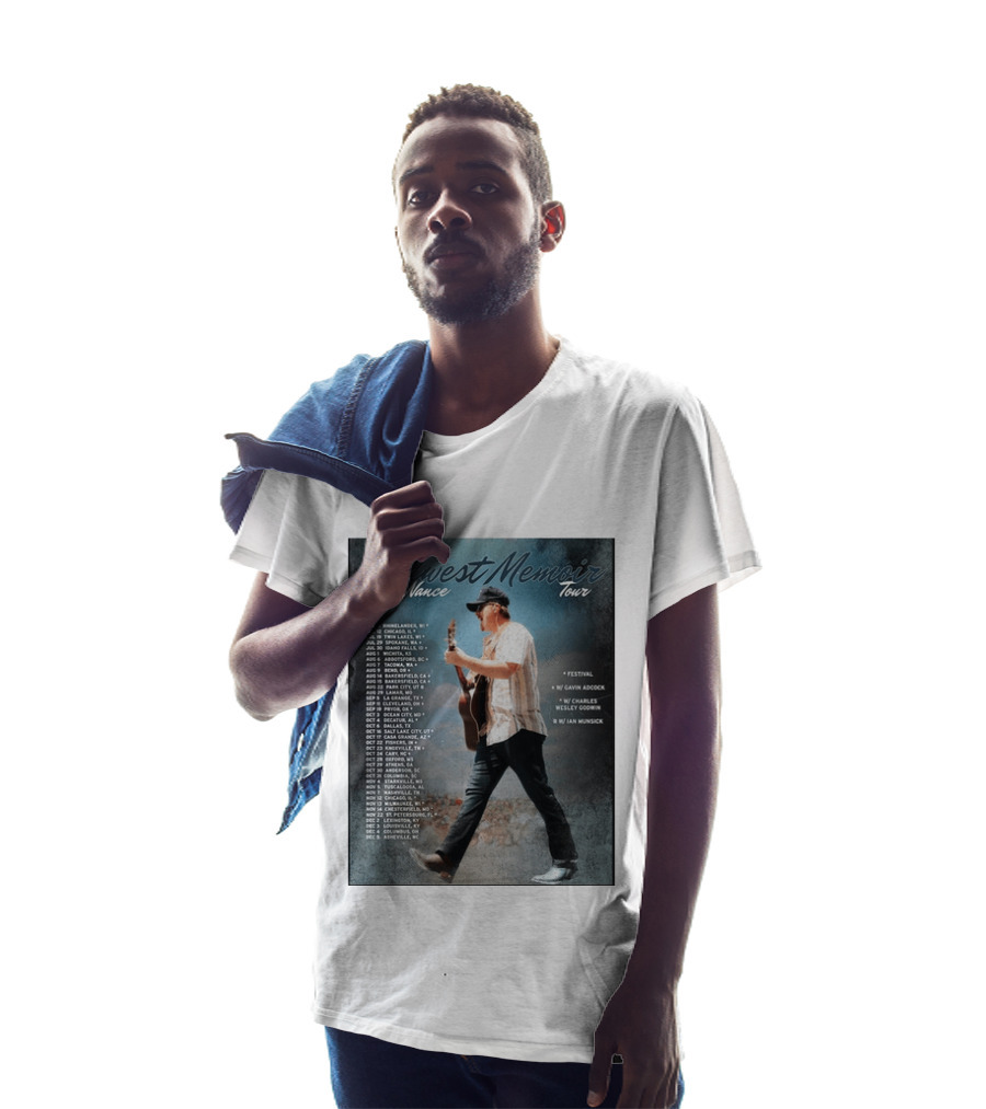 Midwest Memoir Tyler Nance Tour 2026 With Gavin Adcock Charles Wesley Godwin Ian Munsick T-Shirt