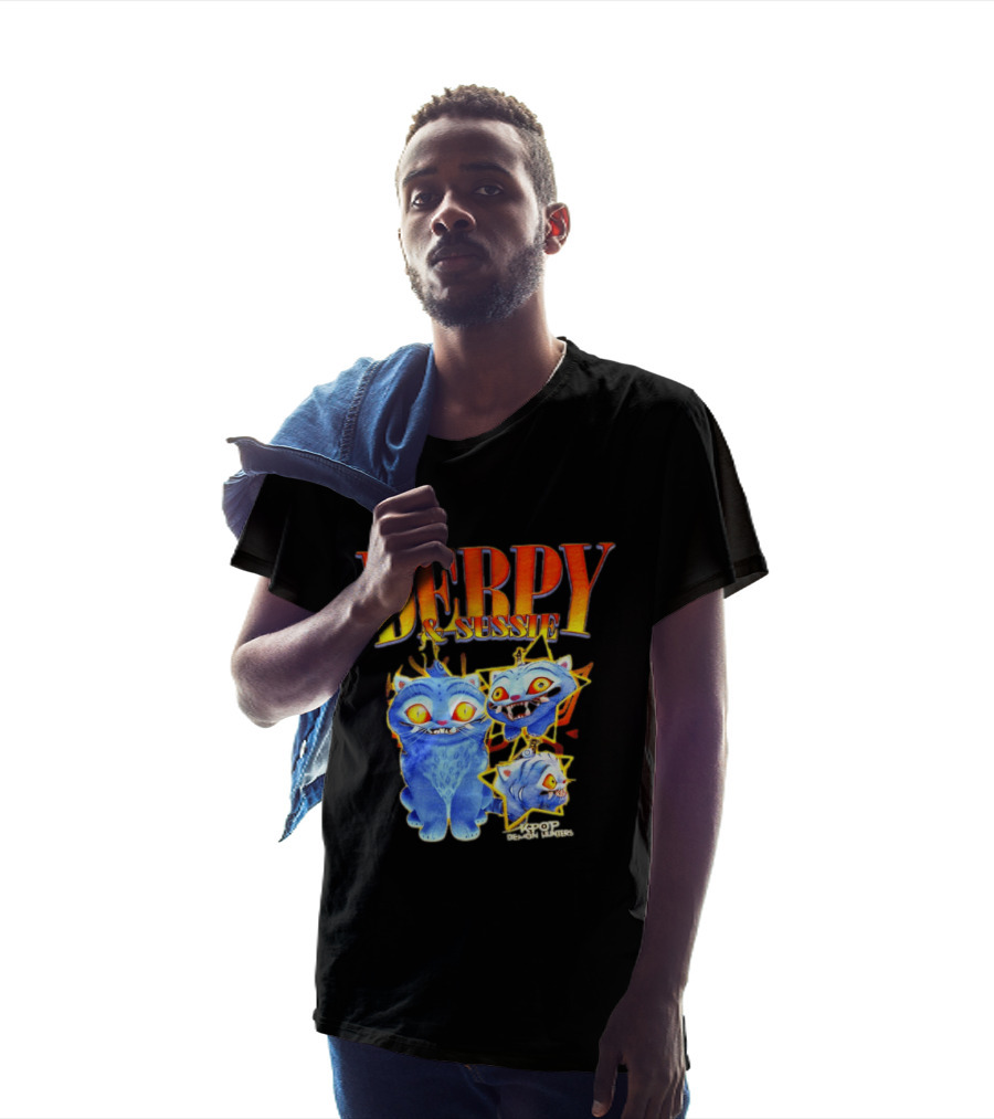 Derpy And Sussie KPop Demon Hunters 2026 Blue Cat Stars T-Shirt