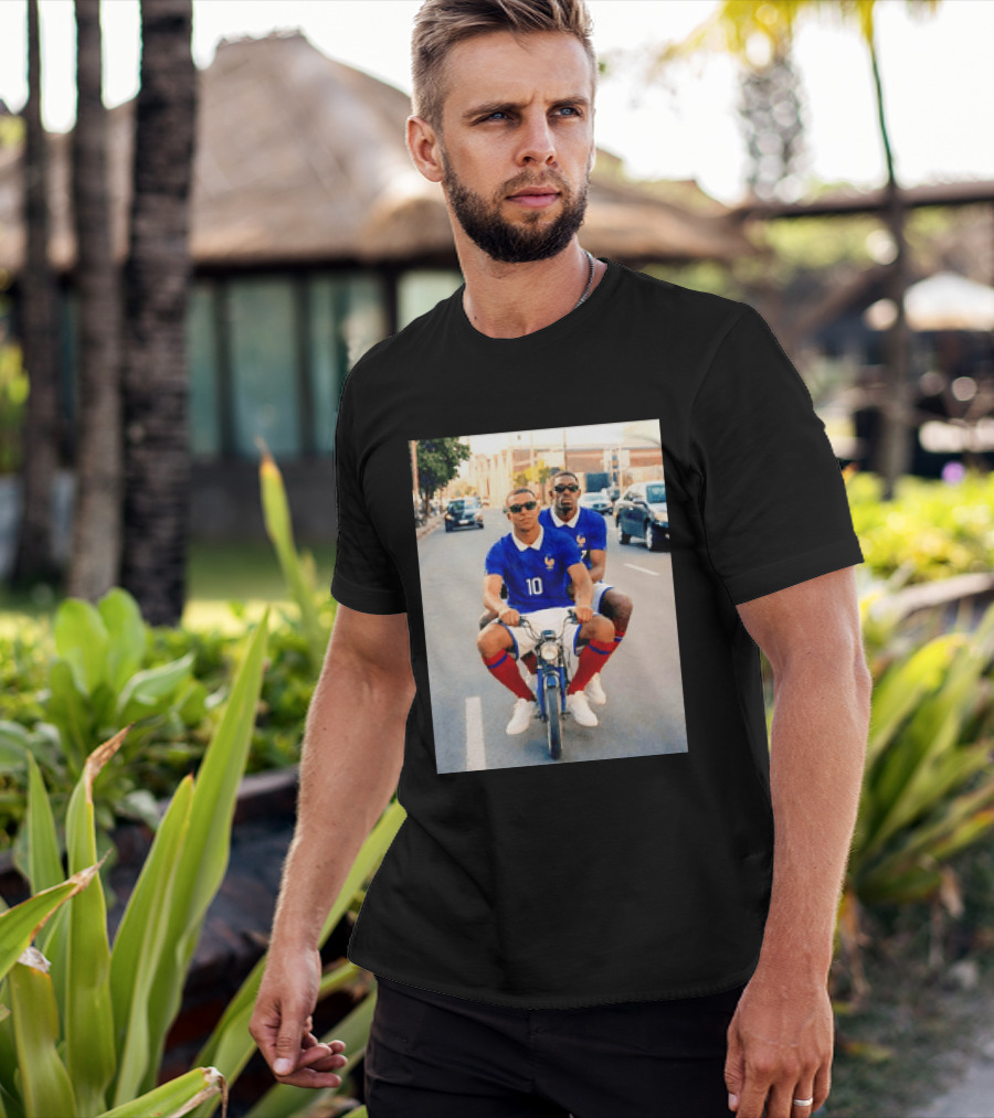Kylian Mbappé Ousmane Dembélé France Team Jersey T-Shirt