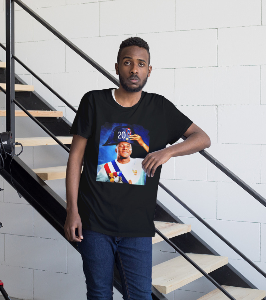 Kylian Mbappé France National Team 2026 Captain No 20 Napoleon Hat T-Shirt