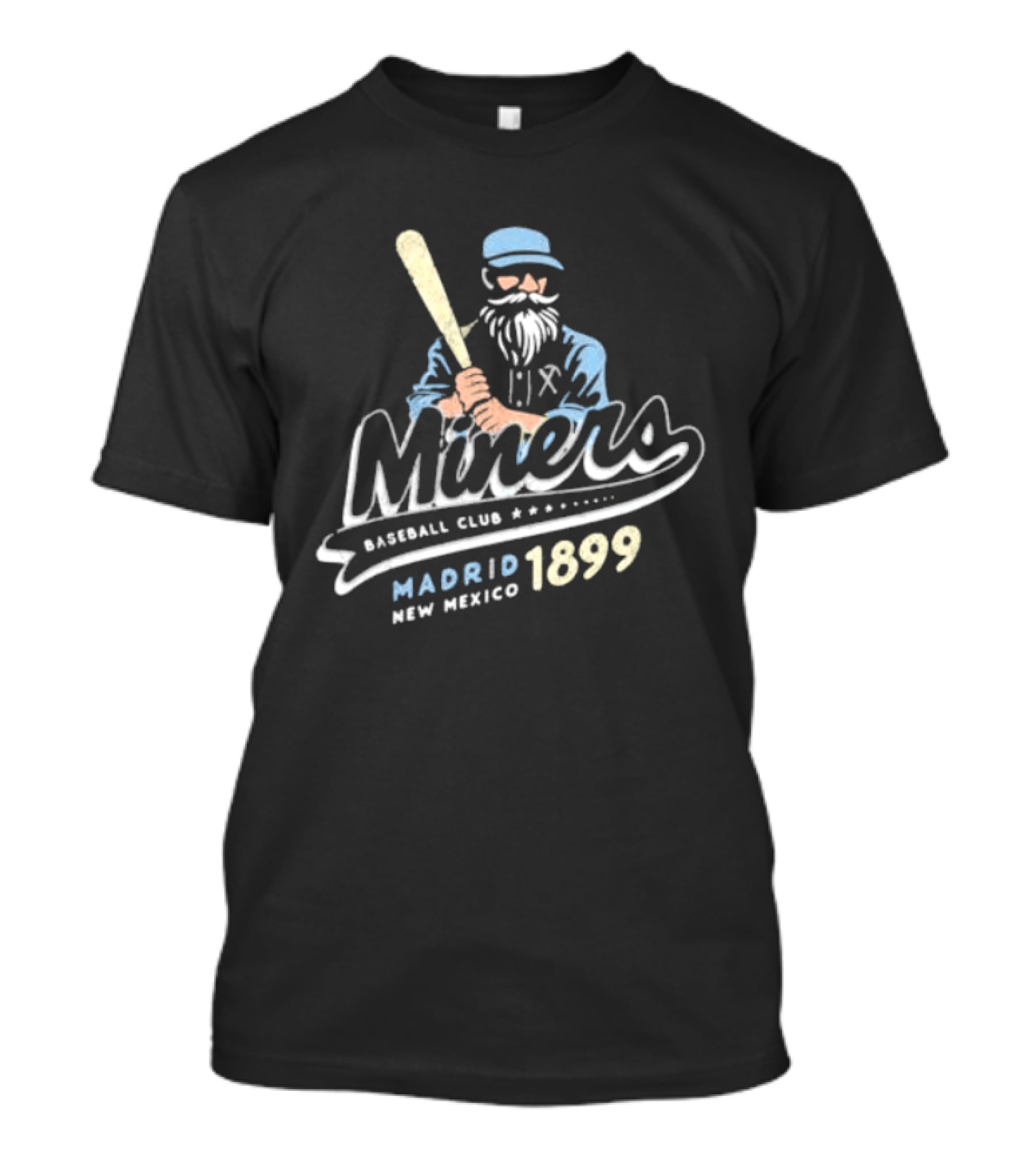 Miners Baseball Club Madrid New Mexico 1899 T-Shirt